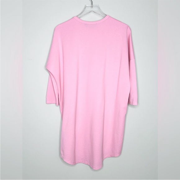Pomander Place Tuckernuck Women's Pink Sue Sweatshirt Dress T-Shirt Dress XS S - Picture 3 of 4